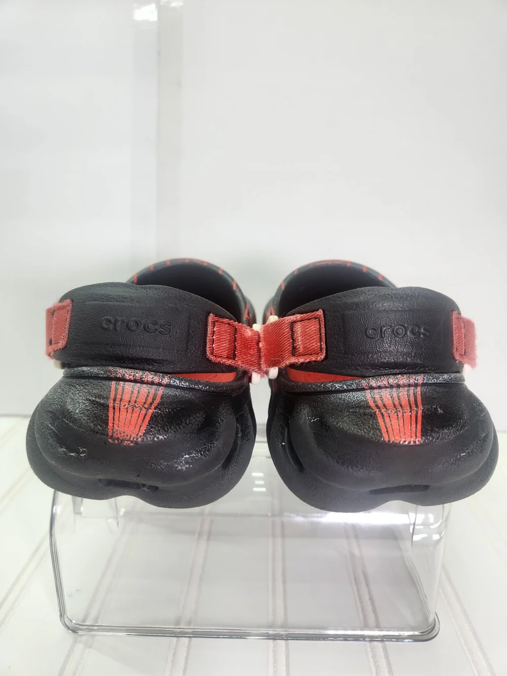 Kids Marvel x Crocs Echo Clogs Team Spider-Man Black Red Size J1